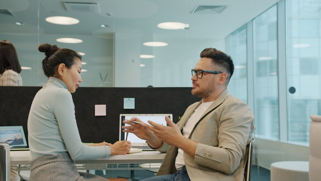 Business team in modern conference room